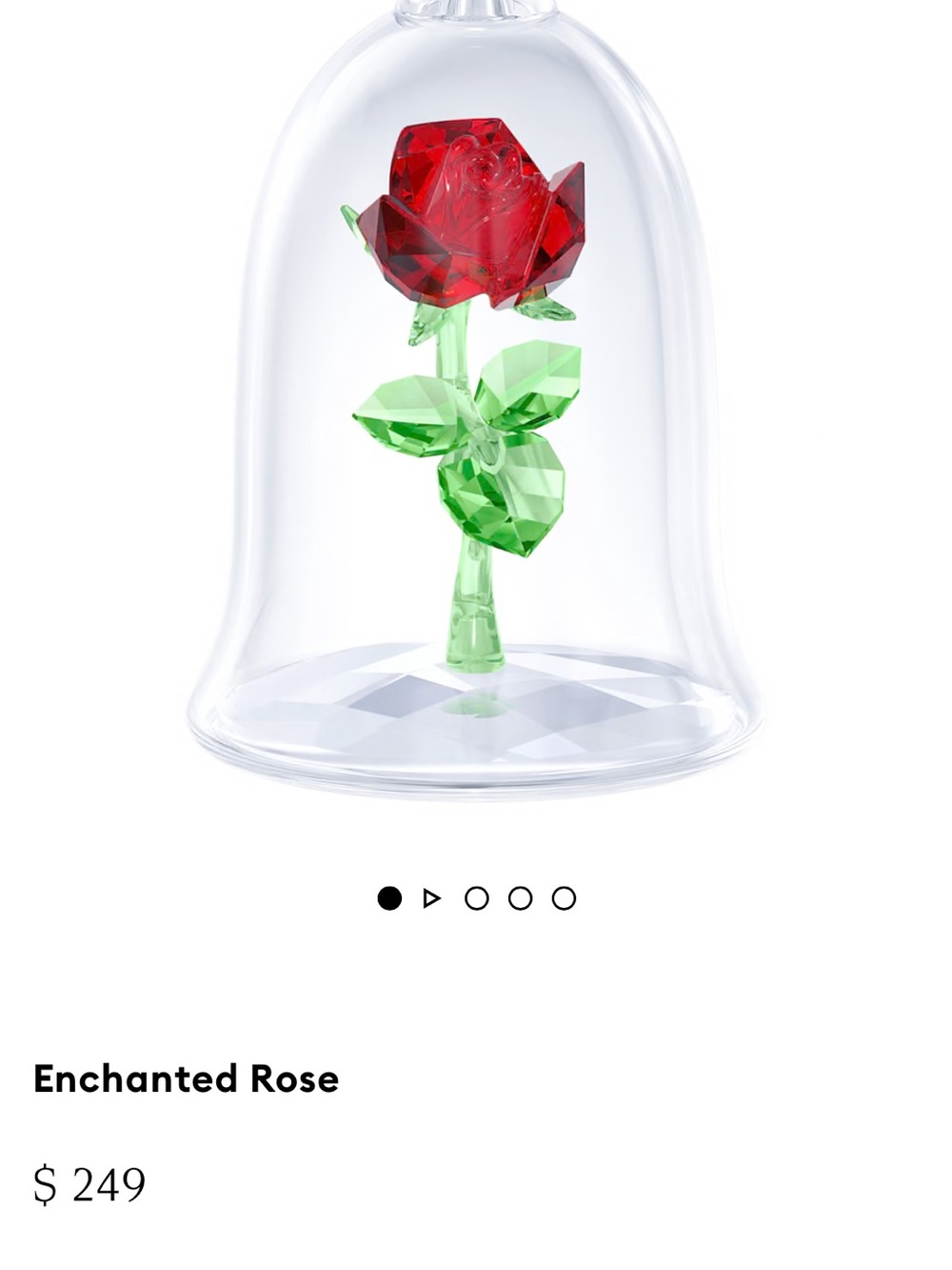 Swarovski Enchanted Crystal Rose